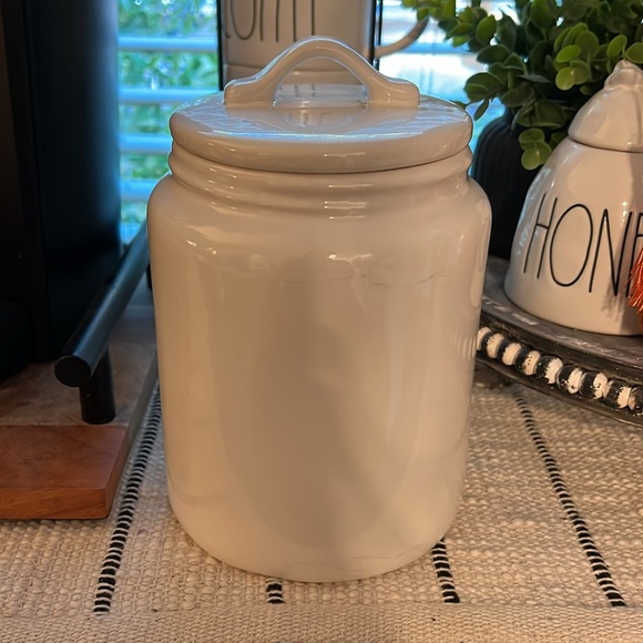 Rae Dunn Reindeer Snacks Kitchen Cookie Canister - Picture 6 of 10